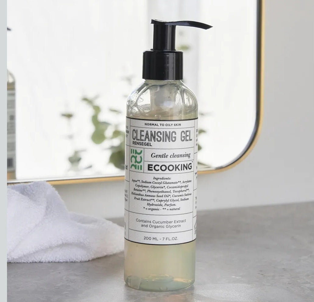Ecooking Cleansing Gel Normal To Oily Skin 125ml Gentle Cleansing