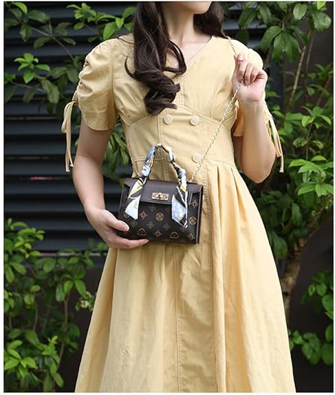 Small Crossbody Handbags Top Handle Wallet Retro Print Underarm Shoulder Bag Handbag Magnetic Lock Removable Shoulder Strap