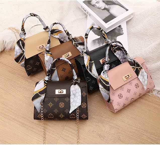 Small Crossbody Handbags Top Handle Wallet Retro Print Underarm Shoulder Bag Handbag Magnetic Lock Removable Shoulder Strap