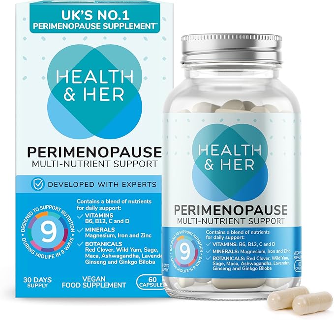 ‎Health and Her Perimenopause Multi nutrient Supplements 60 Capsules
