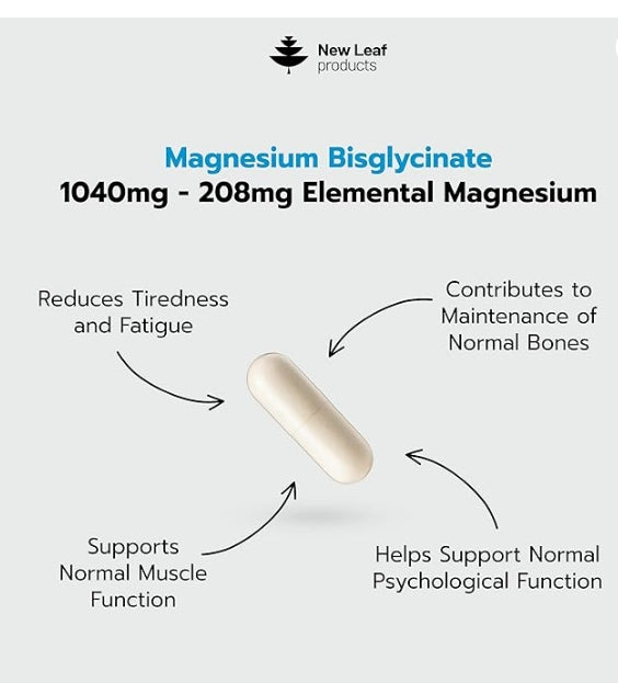 Magnesium Glycinate Supplement – High Absorption Formula