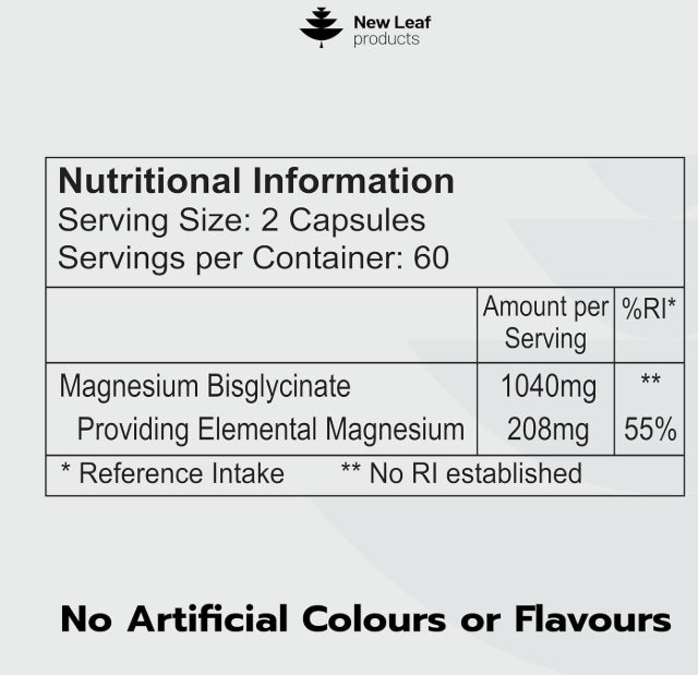 Magnesium Glycinate Supplement – High Absorption Formula