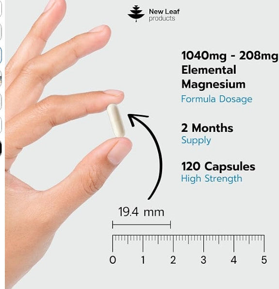 Magnesium Glycinate Supplement – High Absorption Formula