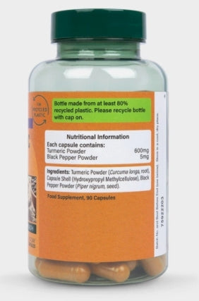 Holland Barrett  Turmeric 600mg with Black Pepper90Capsules