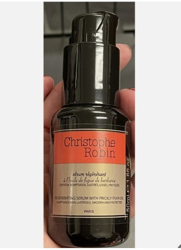 Christophe Robin Regenerating Serum 50ml Prickly Pear Hair Oil Repair Shine BNIB