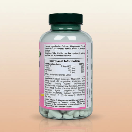 Calcium Magnesium & Zinc Tablets – 240 Pack