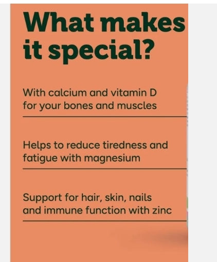Calcium Magnesium & Zinc Tablets – 240 Pack