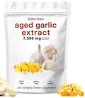 Odorless Aged Garlic Extract 7500mg - 300 Softgels | GMO Free | Gluten Free | Lab Tested