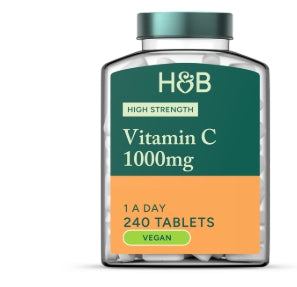 Holland & Barrett Vitamin C 1000mg 240 Tablets High Strength Immune Support UK