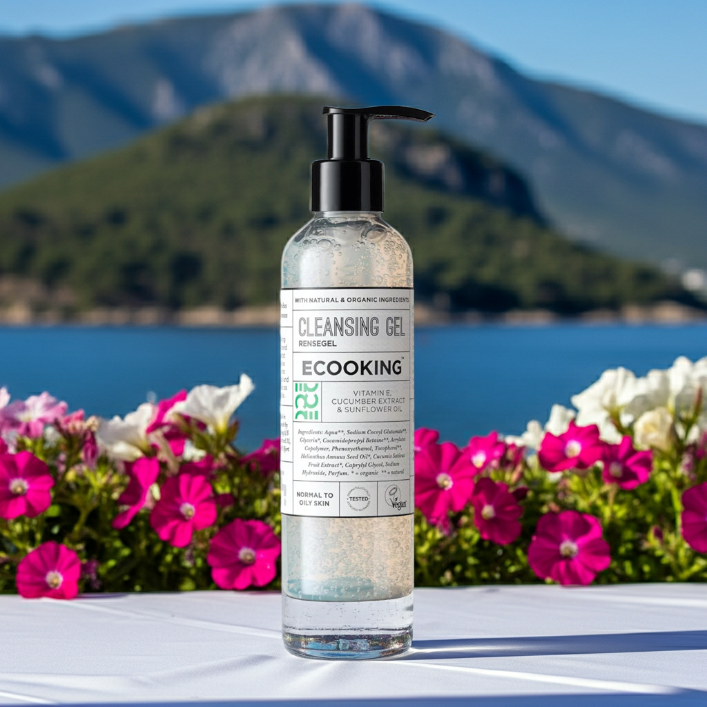 Ecooking Cleansing Gel Normal To Oily Skin 125ml Gentle Cleansing