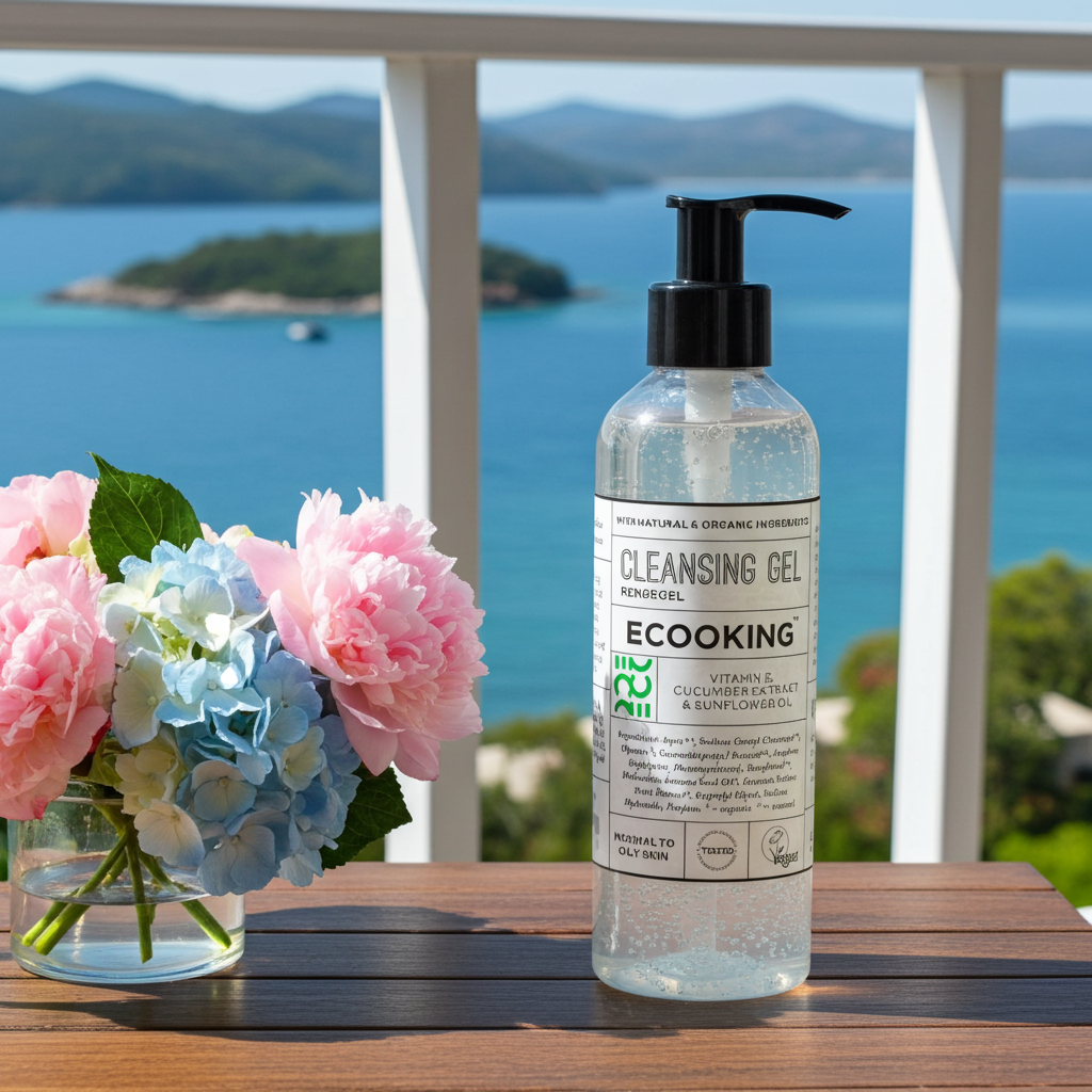 Ecooking Cleansing Gel Normal To Oily Skin 125ml Gentle Cleansing
