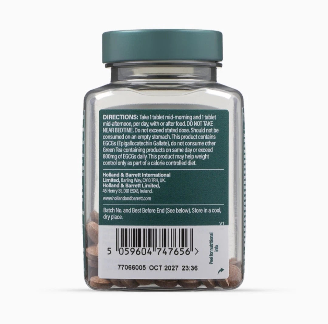 Holland & Barrett Fat Metabolizer 120 Tablets Weight Support 60 Days Supply