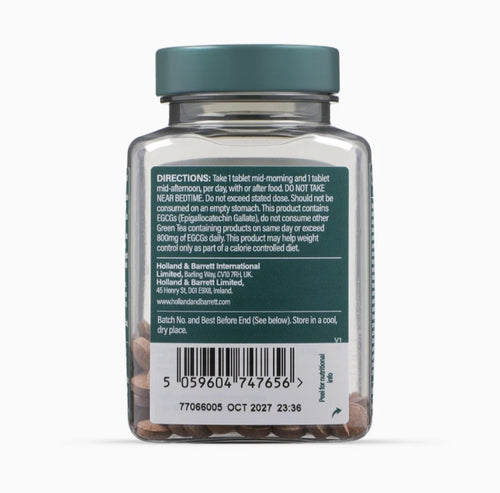 Holland & Barrett Fat Metabolizer 120 Tablets Weight Support 60 Days Supply